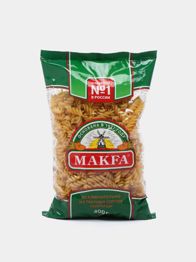 Makaron mahsuloti Makfa, spirallar, 400 g